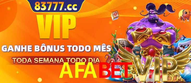 Banner promocional do AFABET oferecendo 100% de recompensas adicionais contínuas para quem fizer o login diário (Daily sign-in), com um mascote de coelho.